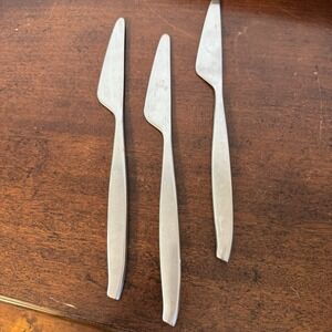 3 Pc, Gourmet Settings GS Dinner Knife Stainless Glossy Flatware